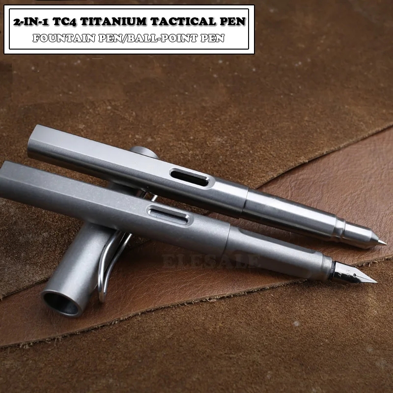 Tactical Pen Tool - Ручка перьевая с чернилами 2 в