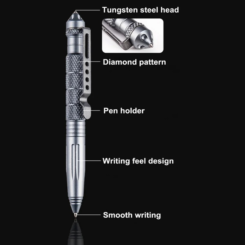 Военная тактическая ручка, мно – обзор и цена Tactical Pen Tool