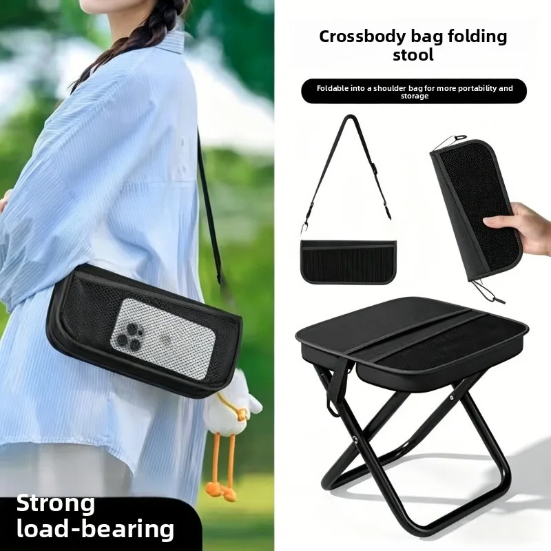 Легкий складной табурет-сумка  – обзор и цена Outdoor Hunting Chair