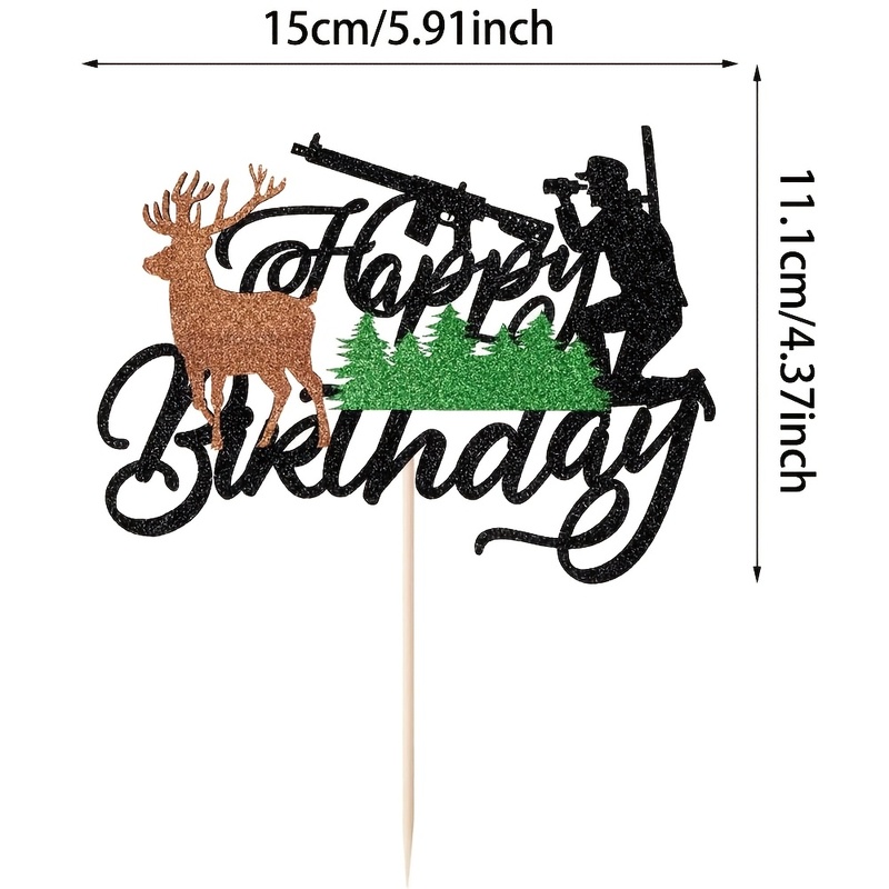   Топпер для торта «С Днем Рож – обзор и цена Outdoor Hunting Events