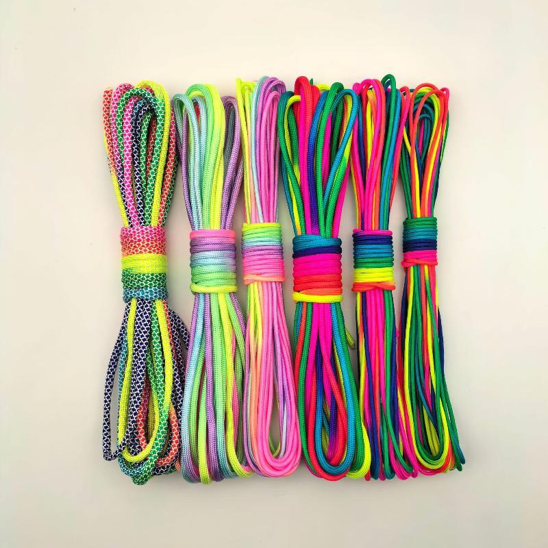 Паракорд радужный 2/3/4 мм, 7  – обзор и цена Paracord Survival Bracelet