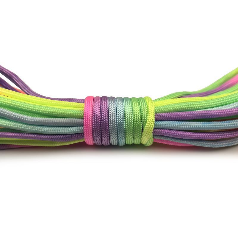 Паракорд радужный 2/3/4 мм, 7  – обзор и цена Paracord Survival Bracelet