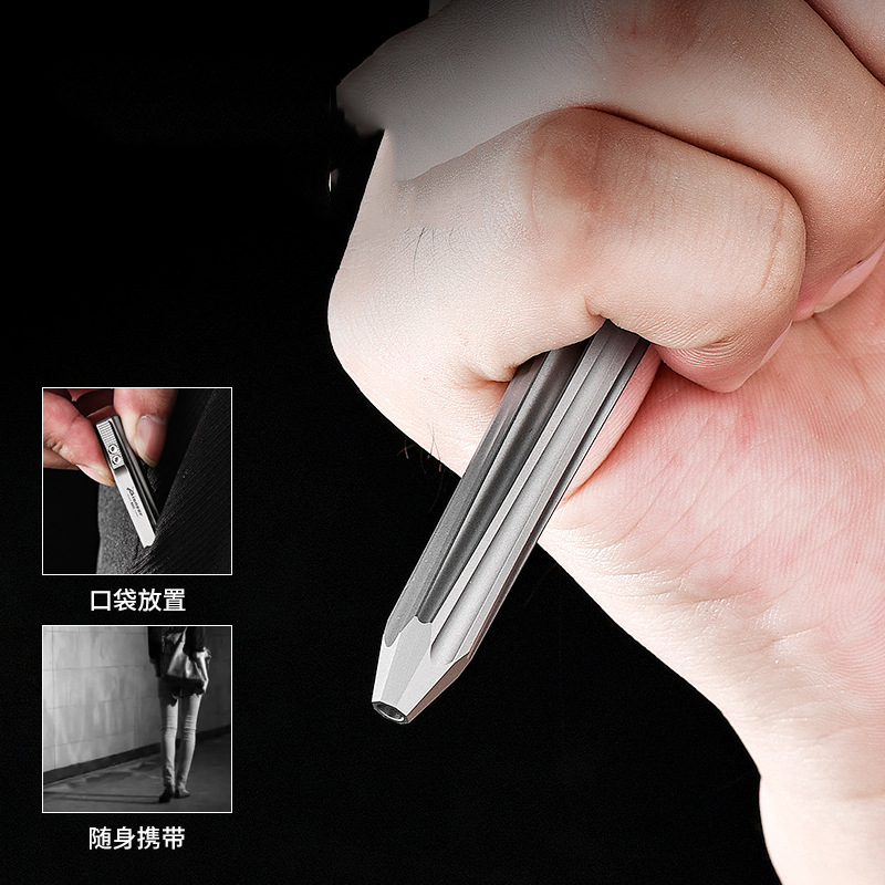 Титановая раздвижная ручка для – обзор и цена Tactical Pen Tool