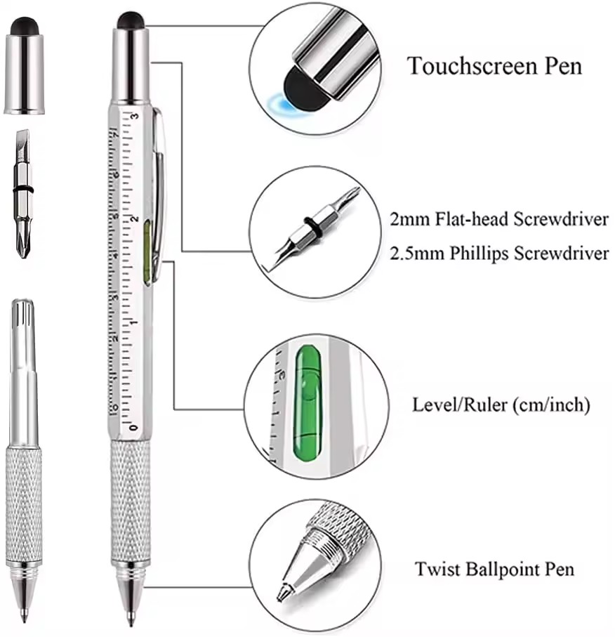 Многофункциональная ручка 7 в  – обзор и цена Tactical Pen Tool